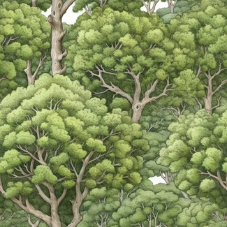Oak Tree Patterns & Seamless Illustrations | Free Resource