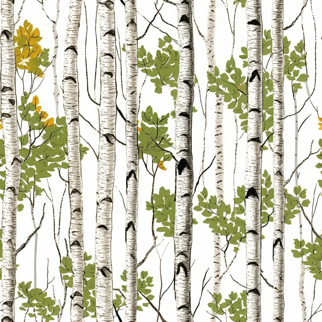 Birch Tree Pattern - Download