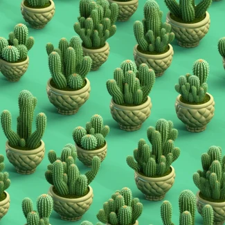 Cactus Pattern & Illustration Collection for Designers
