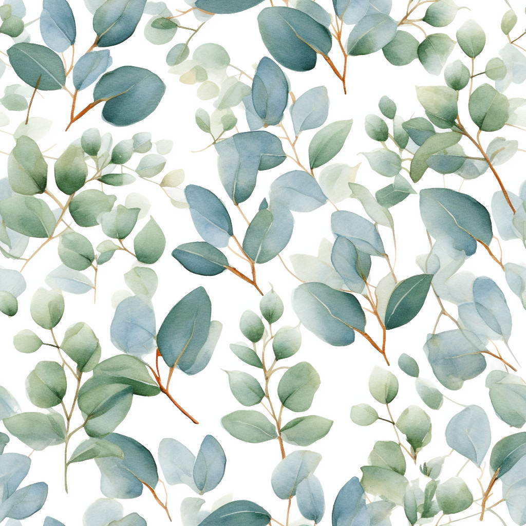 Eucalyptus Leaf Pattern - Download