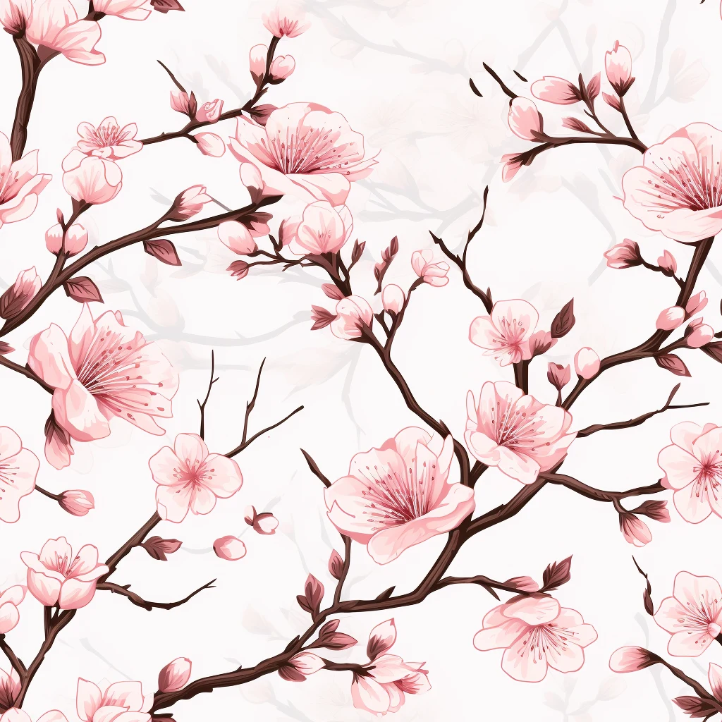 Cherry Blossom Tree Pattern - Download