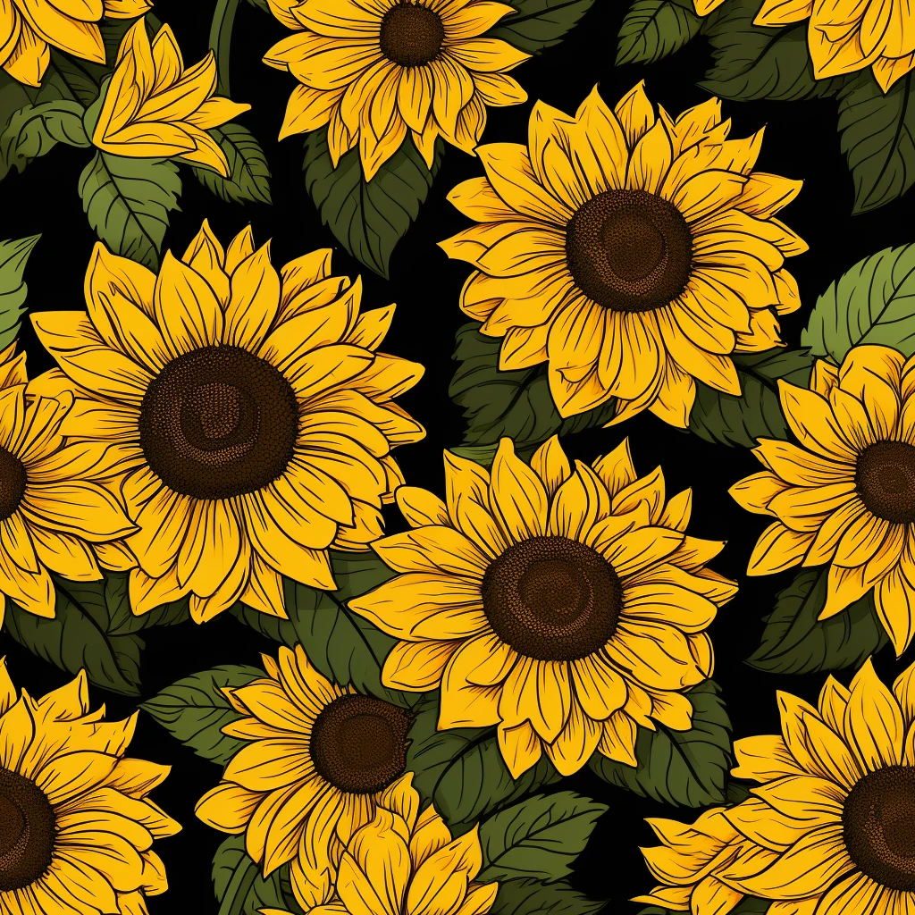 Sunflower Pattern - Download